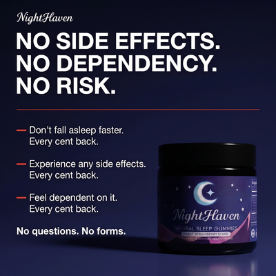 NightHaven Natural Sleep Gummies – Fast-Acting, Melatonin-Free Sleep Support