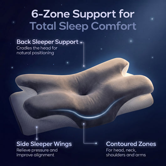 NightHaven Ergonomic Cervical Pillow