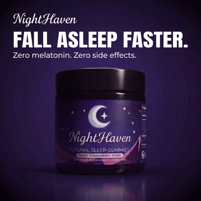 NightHaven Natural Sleep Gummies – Fast-Acting, Melatonin-Free Sleep Support