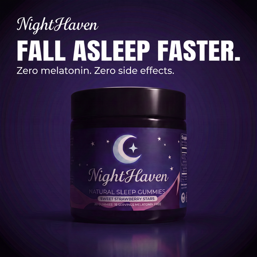 NightHaven Natural Sleep Gummies – Fast-Acting, Melatonin-Free Sleep Support