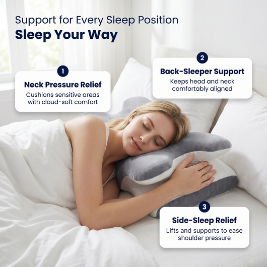 NightHaven Ergonomic Cervical Pillow