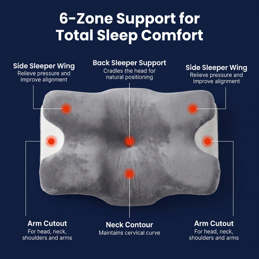 NightHaven Ergonomic Cervical Pillow