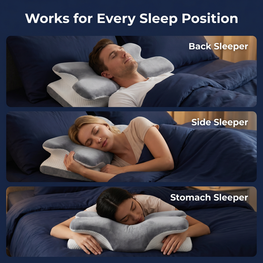 NightHaven Ergonomic Cervical Pillow
