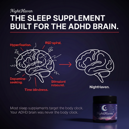 NightHaven Natural Sleep Gummies – Fast-Acting, Melatonin-Free Sleep Support