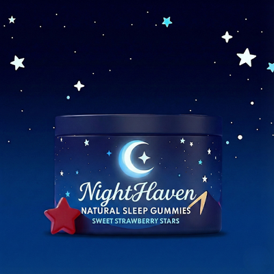NightHaven Natural Sleep Gummies – Fast-Acting, Melatonin-Free Sleep Support