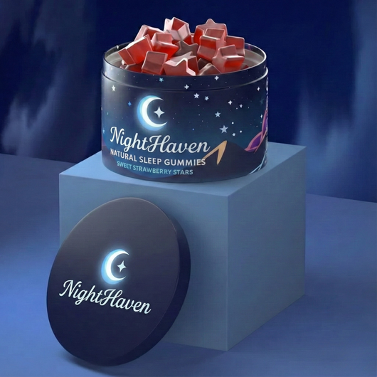 NightHaven Natural Sleep Gummies – Fast-Acting, Melatonin-Free Sleep Support