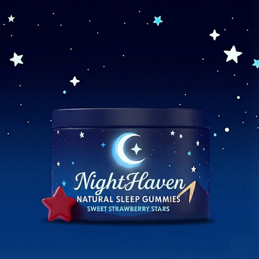 NightHaven Natural Sleep Gummies – Fast-Acting, Melatonin-Free Sleep Support